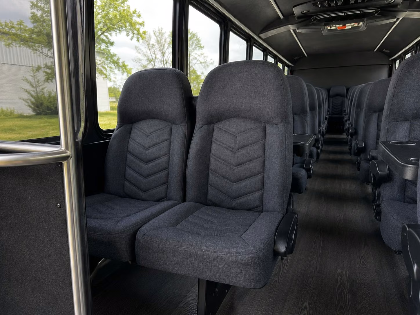15 passenger minibus inside