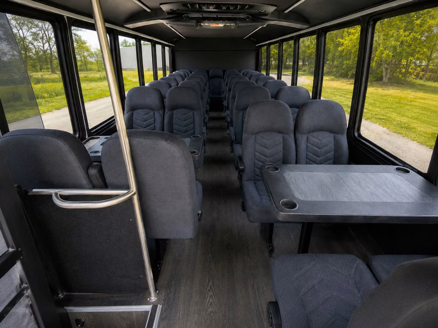 18 passenger minibus inside