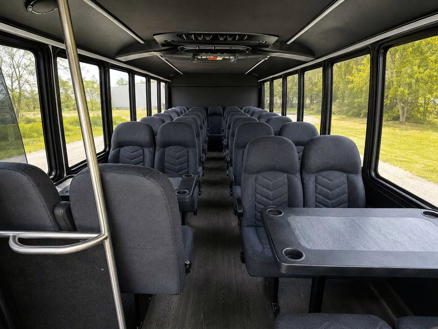 18 passenger minibus interior