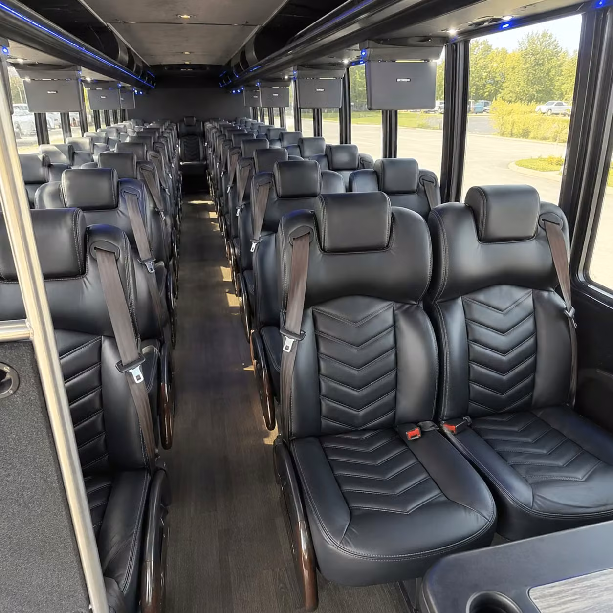 25 passenger minibus inside