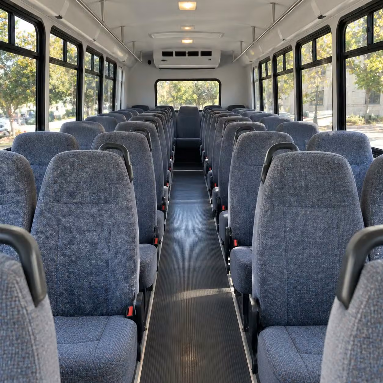 28 passenger minibus inside