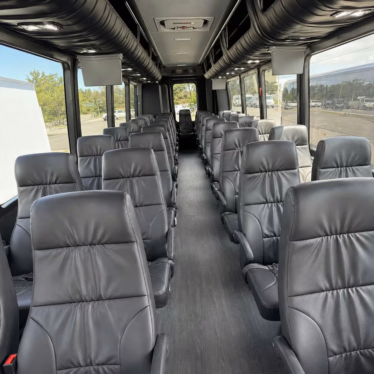 30 passenger minibus inside
