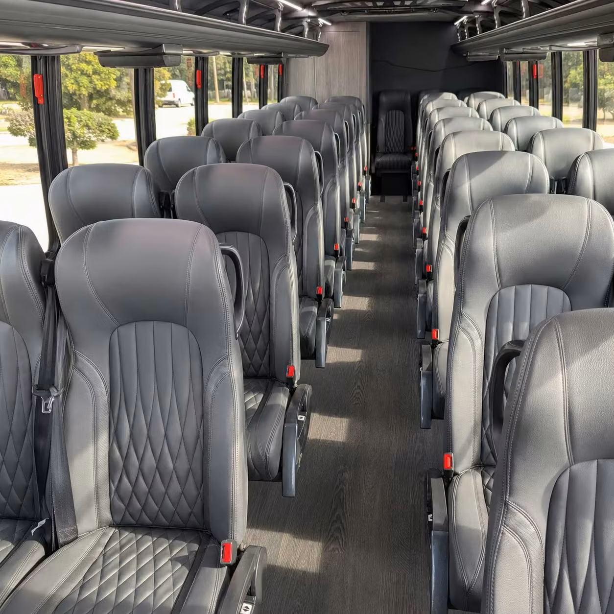 35 passenger minibus interior