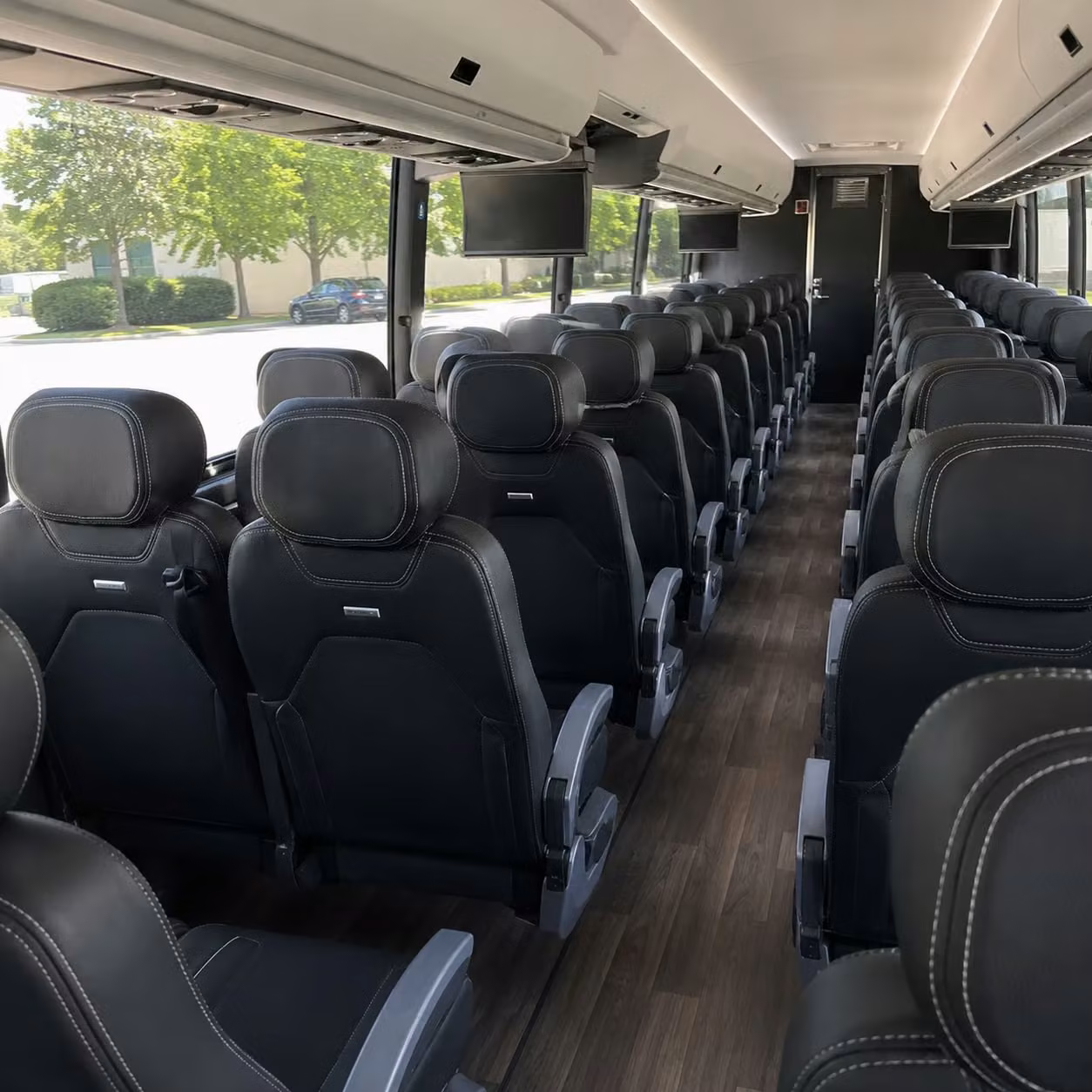 hialeah charter bus interior
