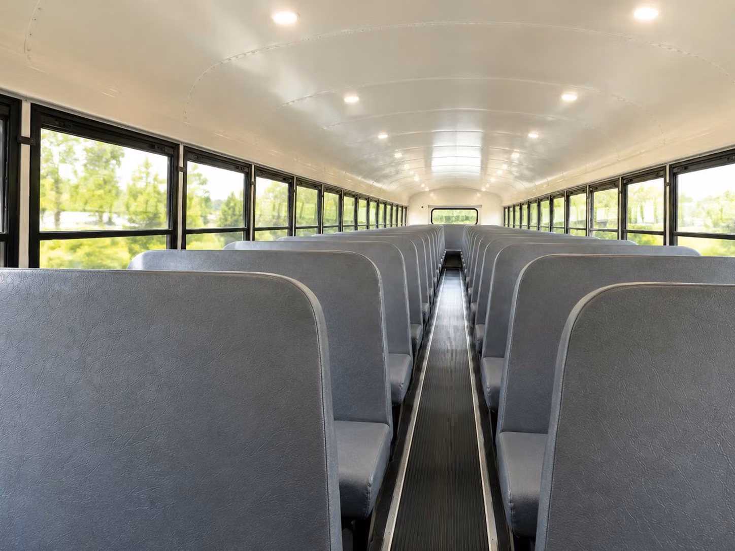 school bus interior