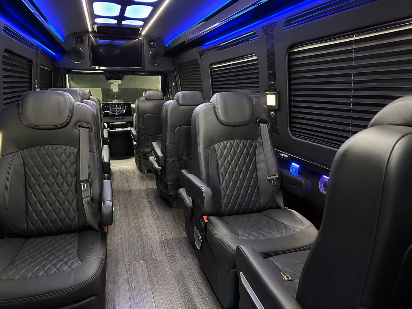 sprinter van with driver interior